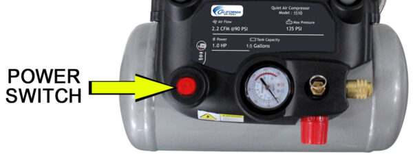 California Air Tools 1510 Quiet Air Compressor - Image 9