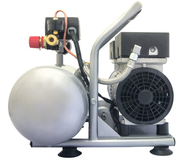 California Air Tools 1.0 Hp, 2.0 Gal. Aluminum Tank Ultra Quiet & Oil-Free Air Compressor - Image 4
