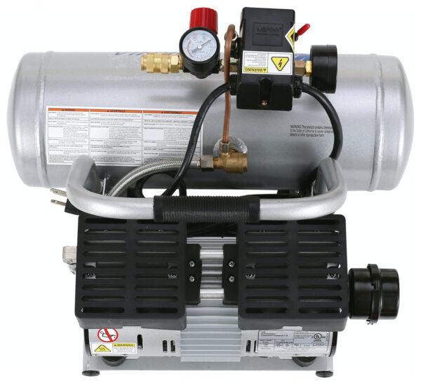 California Air Tools 1.0 Hp, 2.0 Gal. Aluminum Tank Ultra Quiet & Oil-Free Air Compressor - Image 15
