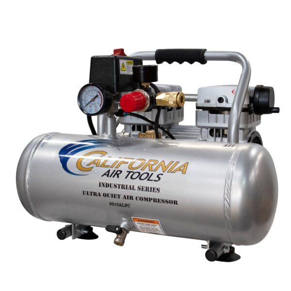 California Air Tools 1.0 Hp, 2.0 Gal. Aluminum Tank Ultra Quiet & Oil-Free Air Compressor - Image 6