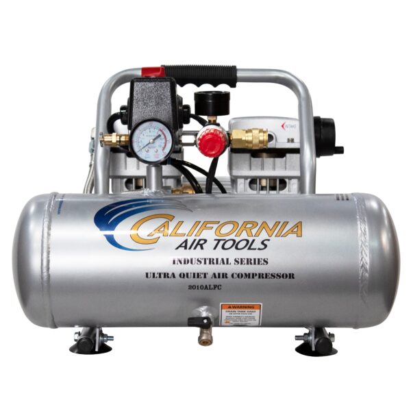 California Air Tools 1.0 Hp, 2.0 Gal. Aluminum Tank Ultra Quiet & Oil-Free Air Compressor - Image 8