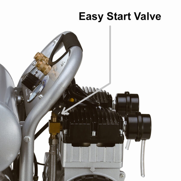 California Air Tools 2.0 Hp, 4.0 Gal. Aluminum Twin Tank Ultra Quiet & Oil-Free Air Compressor (220V  60HZ) - Image 9
