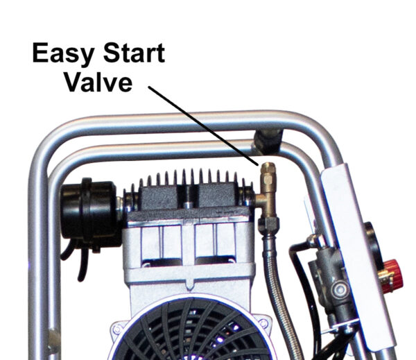 California Air Tools 2.0 Hp, 10.0 Gal. Aluminum Tank Ultra Quiet & Oil-Free Air Compressor - Image 6
