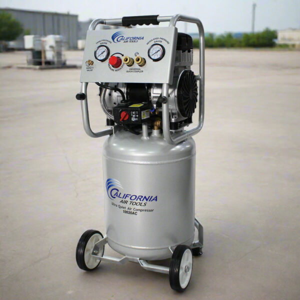 California Air Tools 2.0 Hp, 10.0 Gal. Steel Tank Ultra Quiet & Oil-Free Air Compressor - Image 2