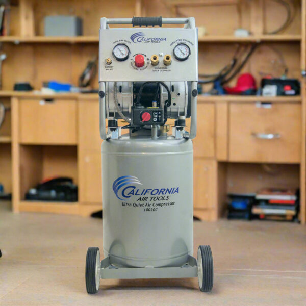 California Air Tools 2.0 Hp 10.0 Gal. Steel Tank Ultra Quiet & Oil-Free Air Compressor with Auto Drain Valve