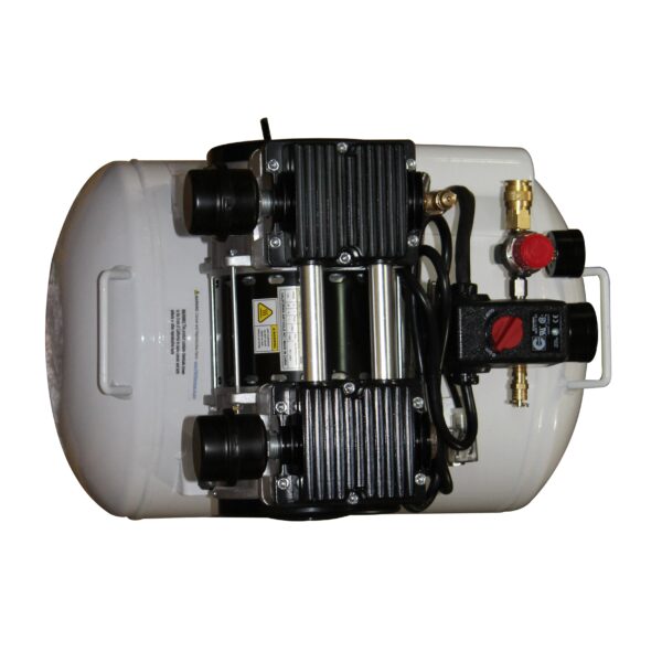 California Air Tools 2.0 Hp, 10.0 Gal. Steel Tank Ultra Quiet & Oil-Free Air Compressor with Auto Drain Valve (220v 60hz) - Image 9