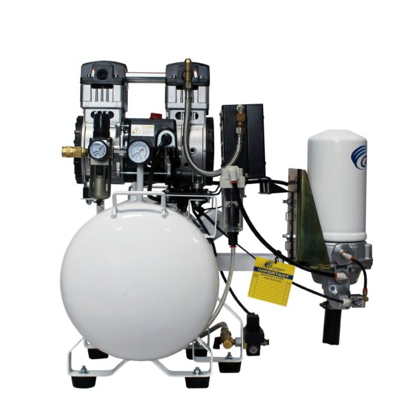 California Air Tools 2.0 Hp, 10.0 Gal. Steel Tank Ultra Quiet & Oil-Free Air Compressor with Air Drying System - Image 2