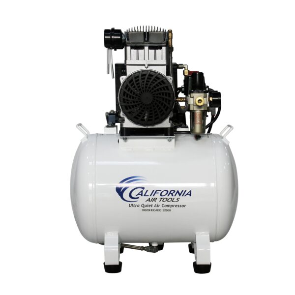California Air Tools 2.0 Hp, 10.0 Gal. Steel Tank Ultra Quiet & Oil-Free Air Compressor with Air Drying System 220v 60hz - Image 2