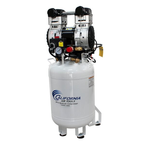 California Air Tools 2.0 Hp, 10.0 Gal. Steel Tank Ultra Quiet & Oil-Free Air Compressor with Air Drying System (220V 60Hz) - Image 6