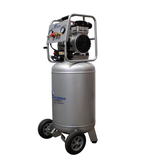 California Air Tools 2.0 Hp, 20.0 Gal. Steel Tank Ultra Quiet & Oil-Free Air Compressor - Image 5