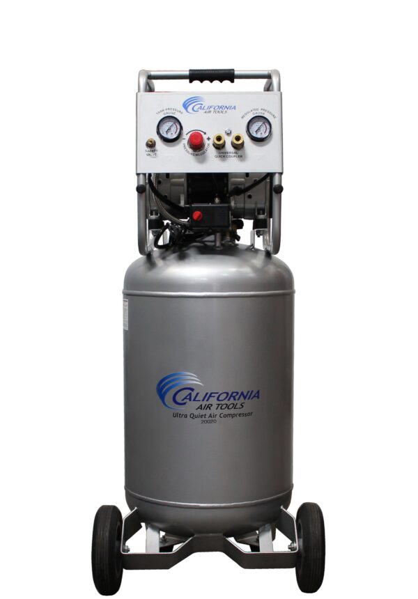 California Air Tools 2.0 Hp, 20.0 Gal. Steel Tank Ultra Quiet & Oil-Free Air Compressor  (220 V 60 Hz) - Image 2