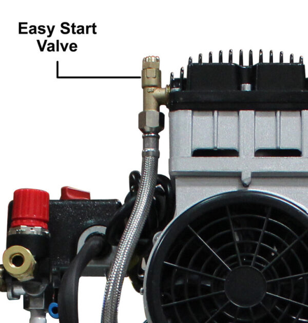 California Air Tools 4.0 Hp, 20.0 Gal. Steel Tank Ultra Quiet & Oil-Free Air Compressor with Auto Drain Valve - Image 11