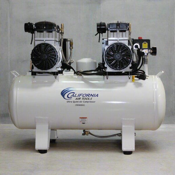 California Air Tools 4.0 Hp, 20.0 Gal. Steel Tank Air Ultra Quiet, Ultra Dry Oil-Free Compressor with Air Drying System & Auto Drain