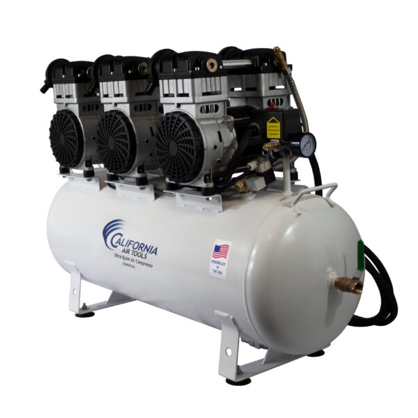 California Air Tools 6.0 Hp, 20.0 Gal. Steel Tank Ultra Quiet & Oil-Free Air Compressor with Auto Drain Valve - Image 4
