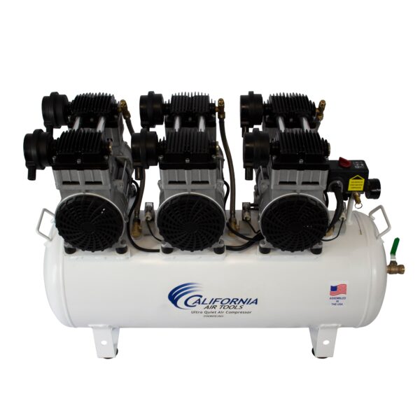 California Air Tools 6.0 Hp, 20.0 Gal. Steel Tank Ultra Quiet & Oil-Free Air Compressor with Auto Drain Valve - Image 7