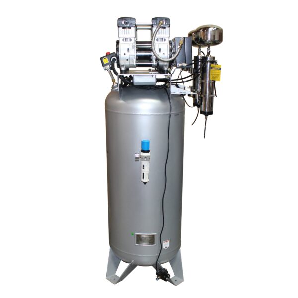 California Air Tools 4.0 Hp, 60.0 Gal. Steel Tank Ultra Quiet & Oil-Free Air Compressor with Air Drying System & Auto Drain - Image 2