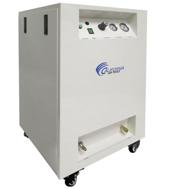 California Air Tools 1.0 Hp 8.0 Gal. Steel Tank Ultra Quiet & Oil-Free Air Compressor in Sound Proof Cabinet - Image 2