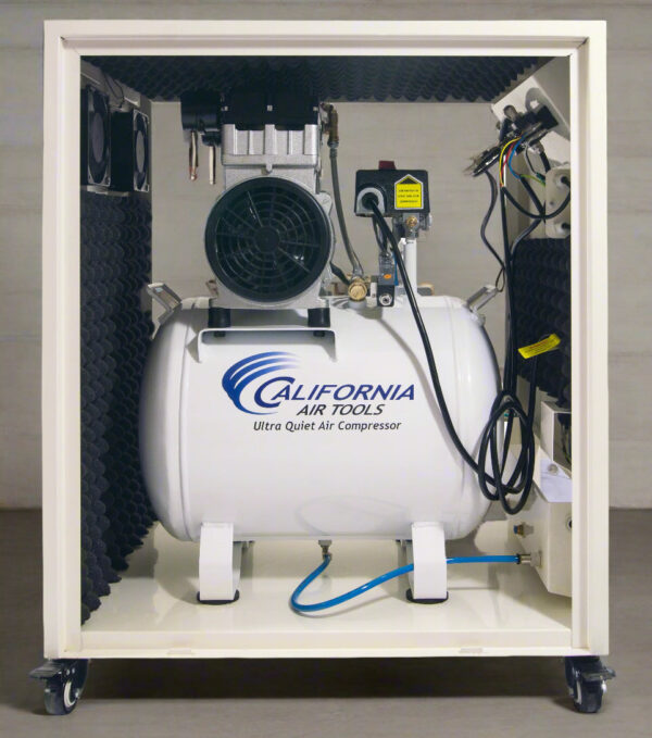 California Air Tools 2.0 Hp 10.0 Gal. Steel Tank Ultra Quiet & Oil-Free Air Compressor in Sound Proof Cabinet