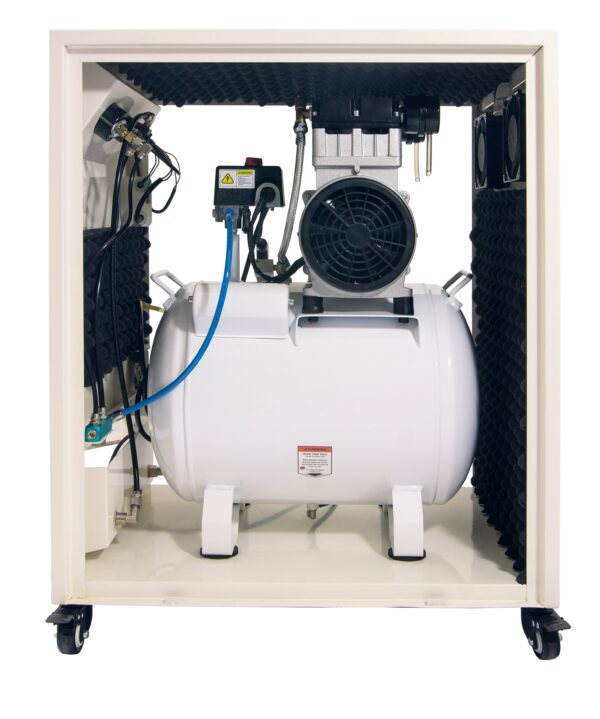 California Air Tools 2.0 Hp 10.0 Gal. Steel Tank Ultra Quiet & Oil-Free Air Compressor in Sound Proof Cabinet - Image 4