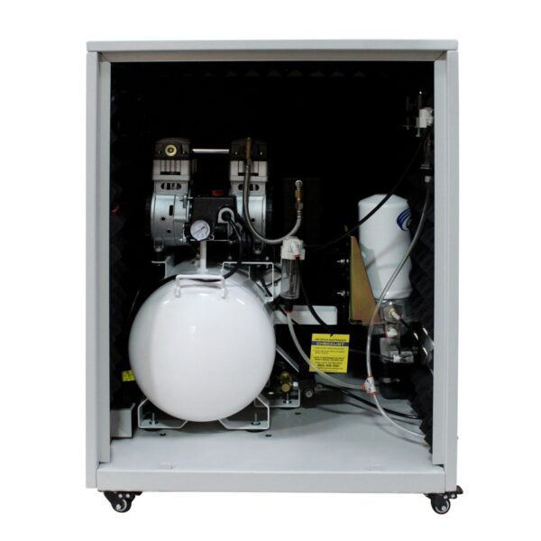 California Air Tools 10 Gal. 2.0 Hp Ultra Quiet & Oil-Free Air Compressor with 98% Air Drying System and Automatic Drain in Sound Proof Cabinet - Image 2