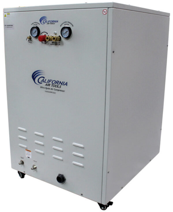 California Air Tools 10 Gal. 2.0 Hp Ultra Quiet & Oil-Free Air Compressor with 98% Air Drying System and Automatic Drain in Sound Proof Cabinet - Image 7
