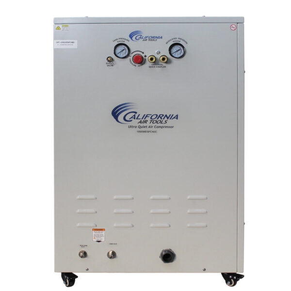 California Air Tools 10 Gal. 2.0 Hp Ultra Quiet & Oil-Free Air Compressor with 98% Air Drying System and Automatic Drain in Sound Proof Cabinet - Image 9