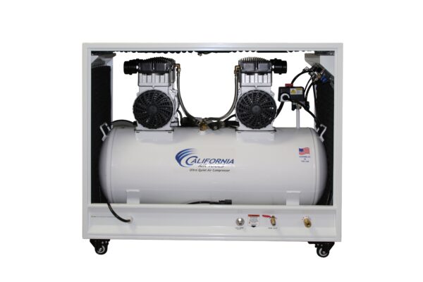 California Air Tools 4.0 Hp, 20.0 Gal. Ultra Quiet & Oil-Free Air Compressor with Auto Drain Valve in Sound Proof Cabinet - Image 5