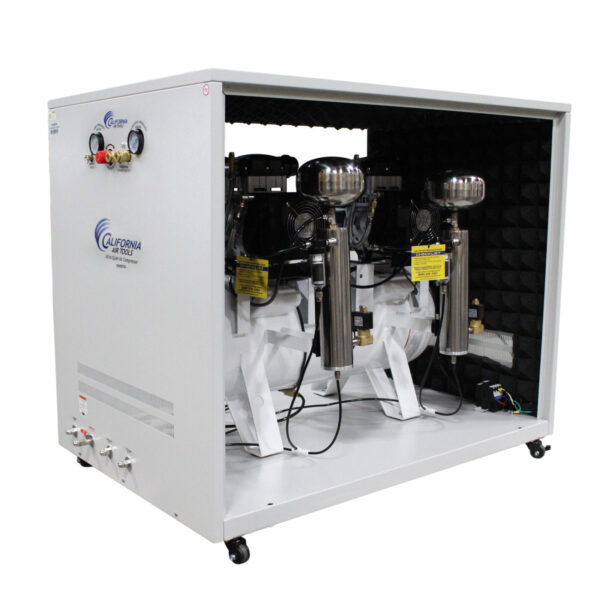 California Air Tools 4.0 Hp, 20.0 Gal. Ultra Quiet & Oil-Free Air Compressor with Air Drying System in Sound Proof Cabinet - Image 5