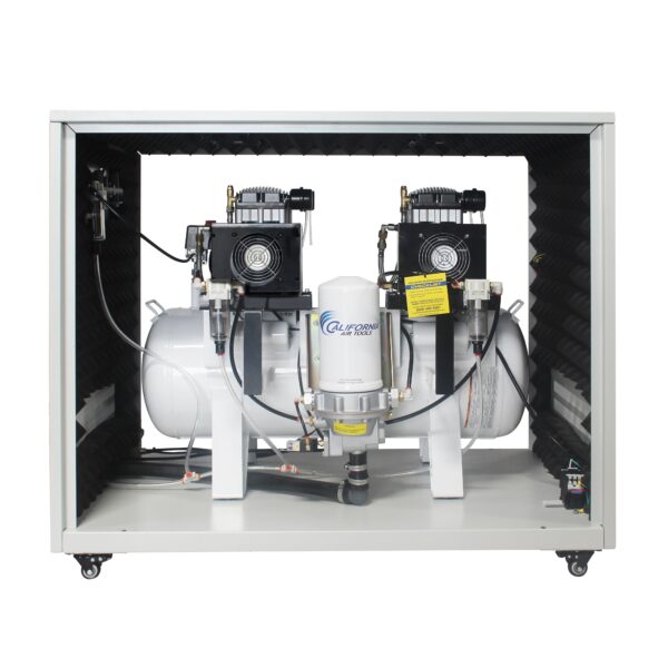 California Air Tools 4.0 Hp, 20.0 Gal. Ultra Quiet & Oil-Free Air Compressor with Air Drying System & Auto Drain in Cabinet - Image 5