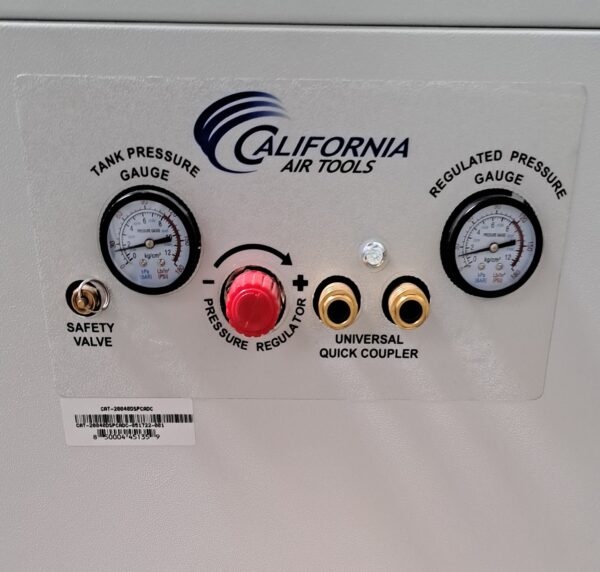 California Air Tools 4.0 Hp, 20.0 Gal. Ultra Quiet & Oil-Free Air Compressor with Air Drying System & Auto Drain in Cabinet - Image 17