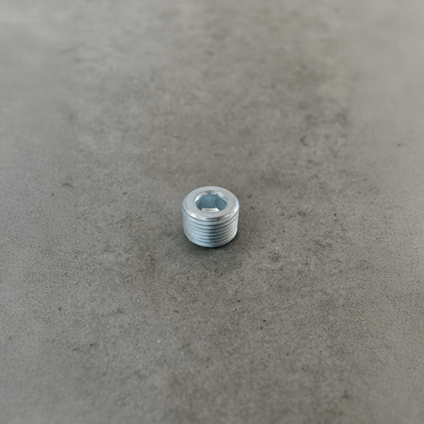 Air System Products Plug, 1/2"NPT, SH, ZP (DD2P-PLUG)